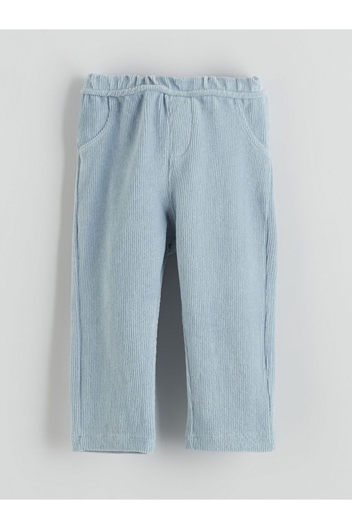 LC Waikiki LCW baby Çizgili Erkek Bebek Sweatshirt ve Kadife Pantolon fotoğrafı 5 (önizleme)