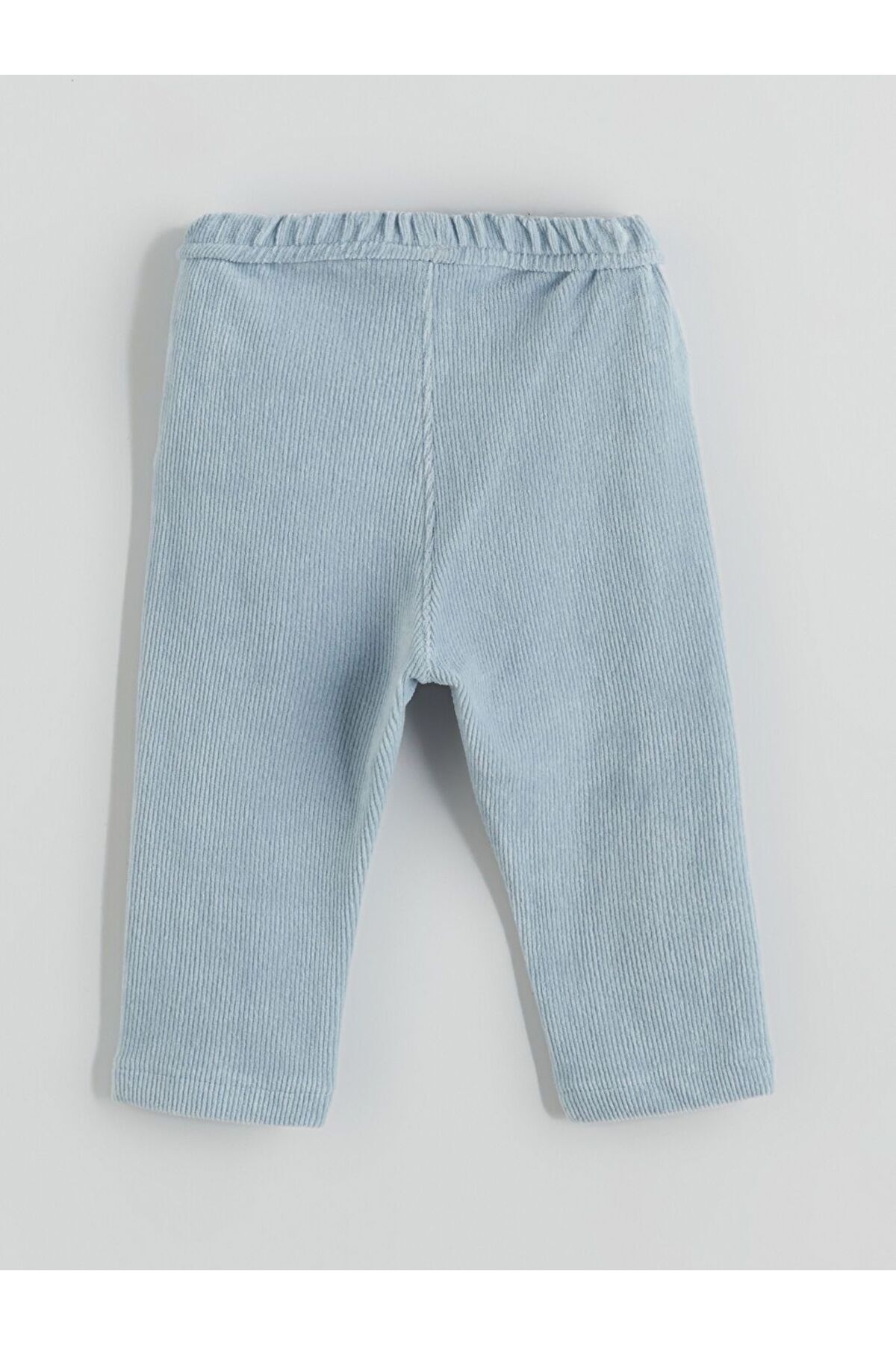 LC Waikiki LCW baby Çizgili Erkek Bebek Sweatshirt ve Kadife Pantolon fotoğrafı 7 (önizleme)