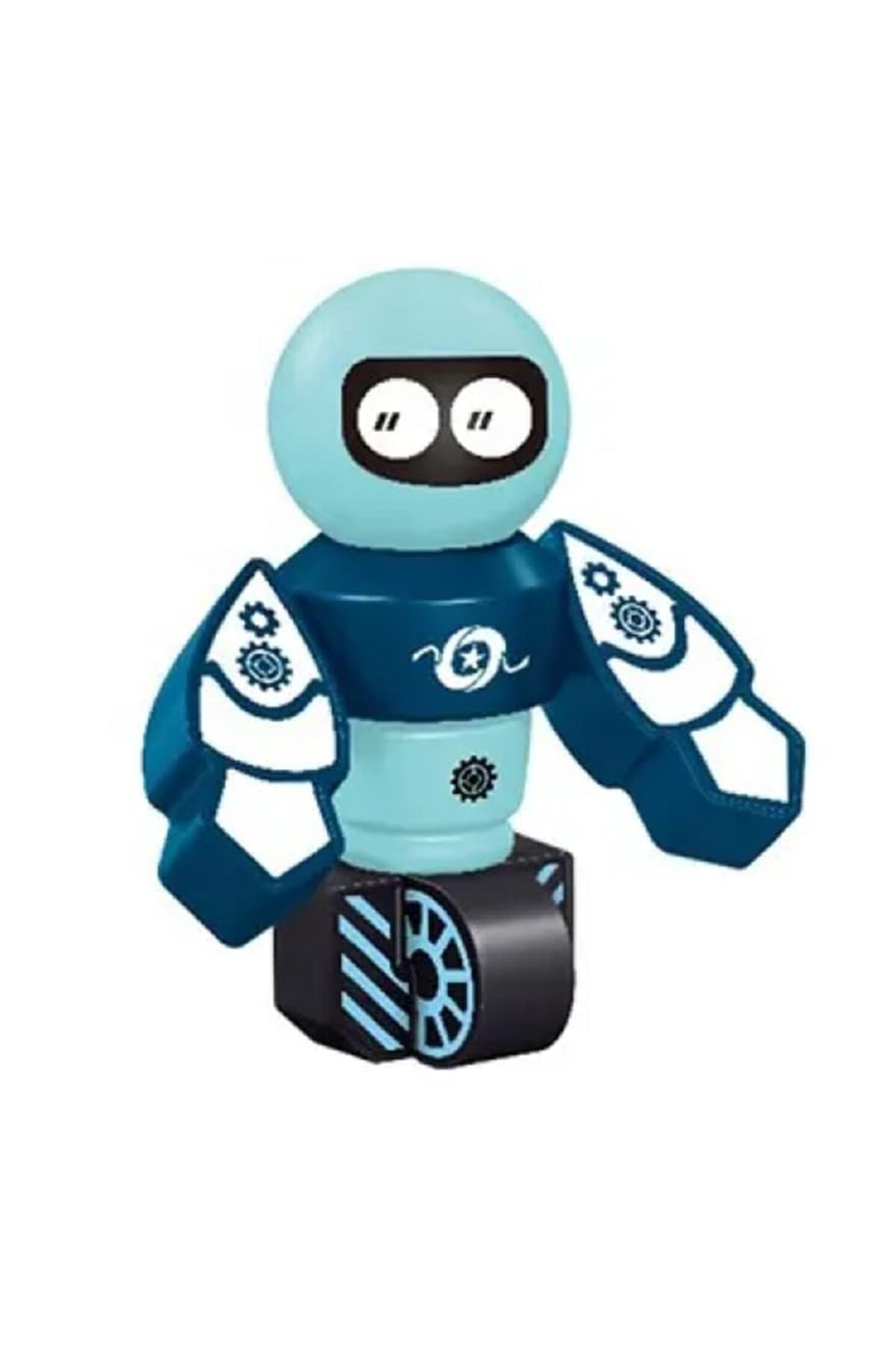 عروسک روبات ساختمانی مغناطیسی برای کودکان – آموزشی STEM، سنین ۳ سال به بالا (آبی)