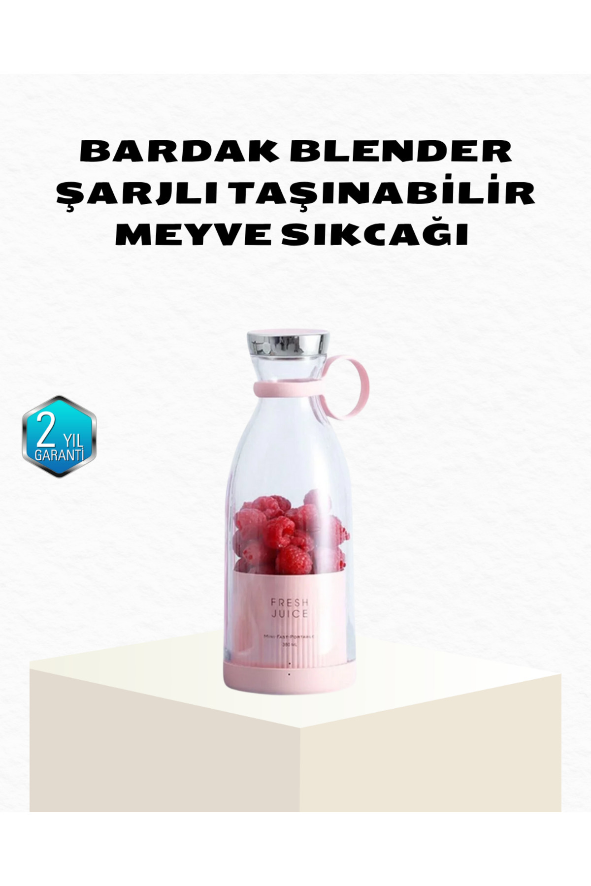 Fırsatkolik Kablosuz Taşınabilir Mini Blender – USB Şarjlı, 1200mAh