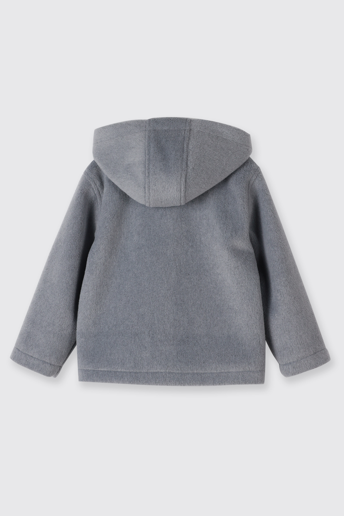 Panço Erkek Bebek Cepli Düğmeli Gri Kaban fotoğrafı 2 (önizleme)