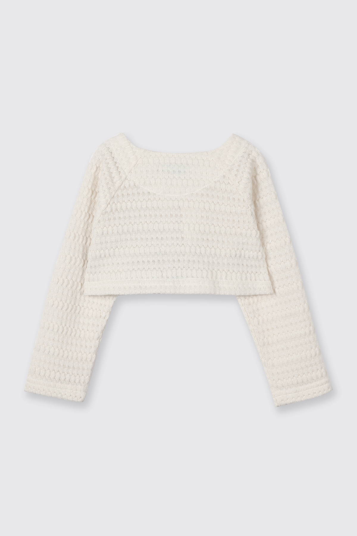 Panço Kız Bebek Örme Triko Ekru Hırka fotoğrafı 2 (önizleme)