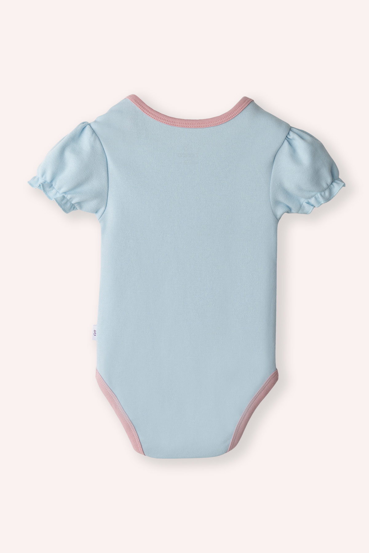 Panço Yenidoğan Kiraz Baskılı Mavi Body fotoğrafı 2 (önizleme)