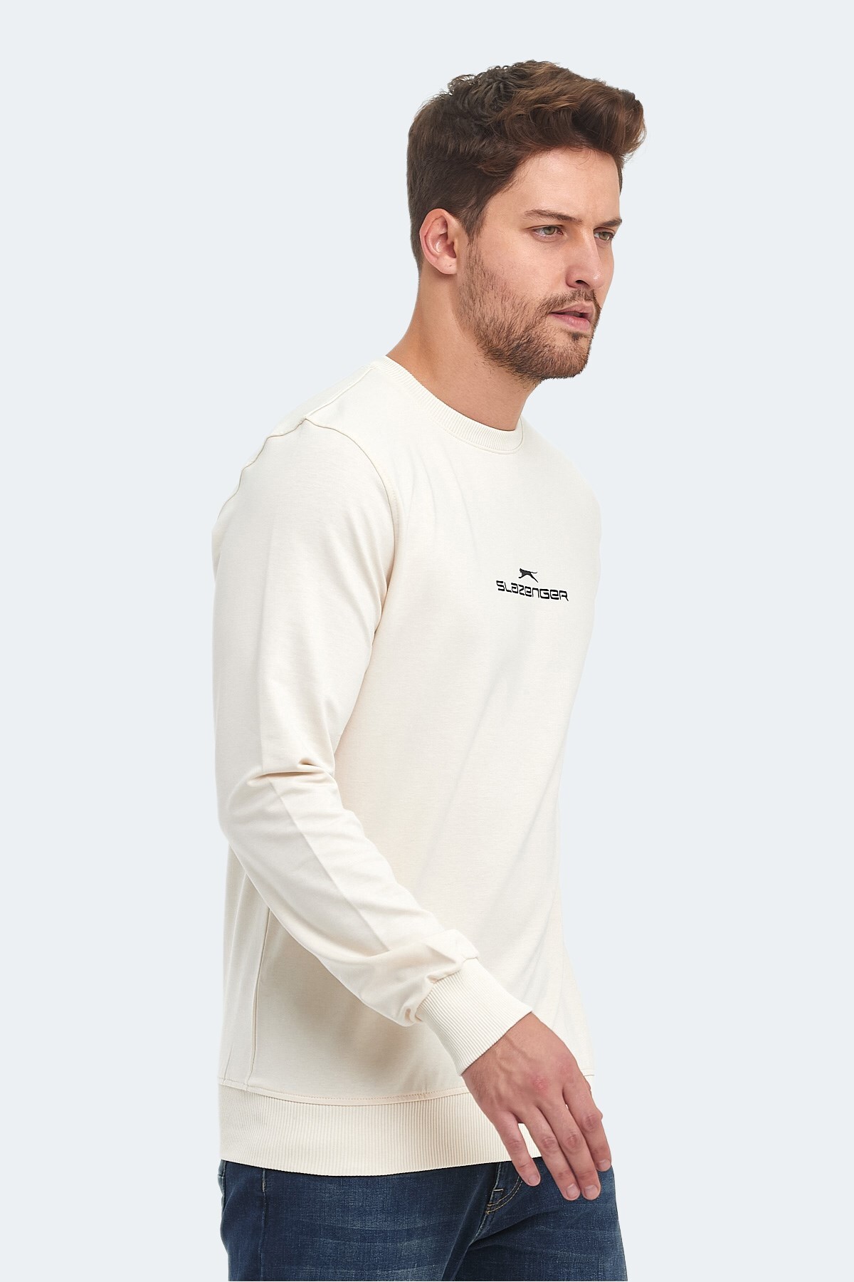 سویشرت کلاه‌دار روزمره، تاپ ورزشی، بژ اسلازنگر سویشرت اسپرت Slazenger