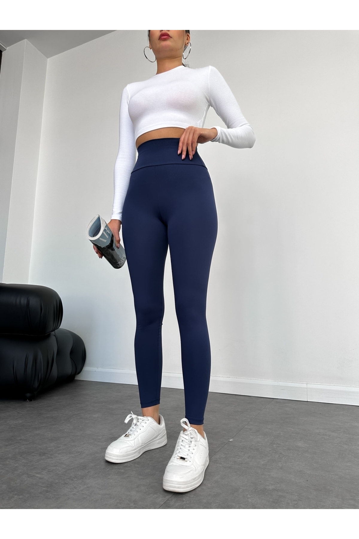 Blue Leggings Outfit Ideas Blue Gym Outfit Women's Leggings