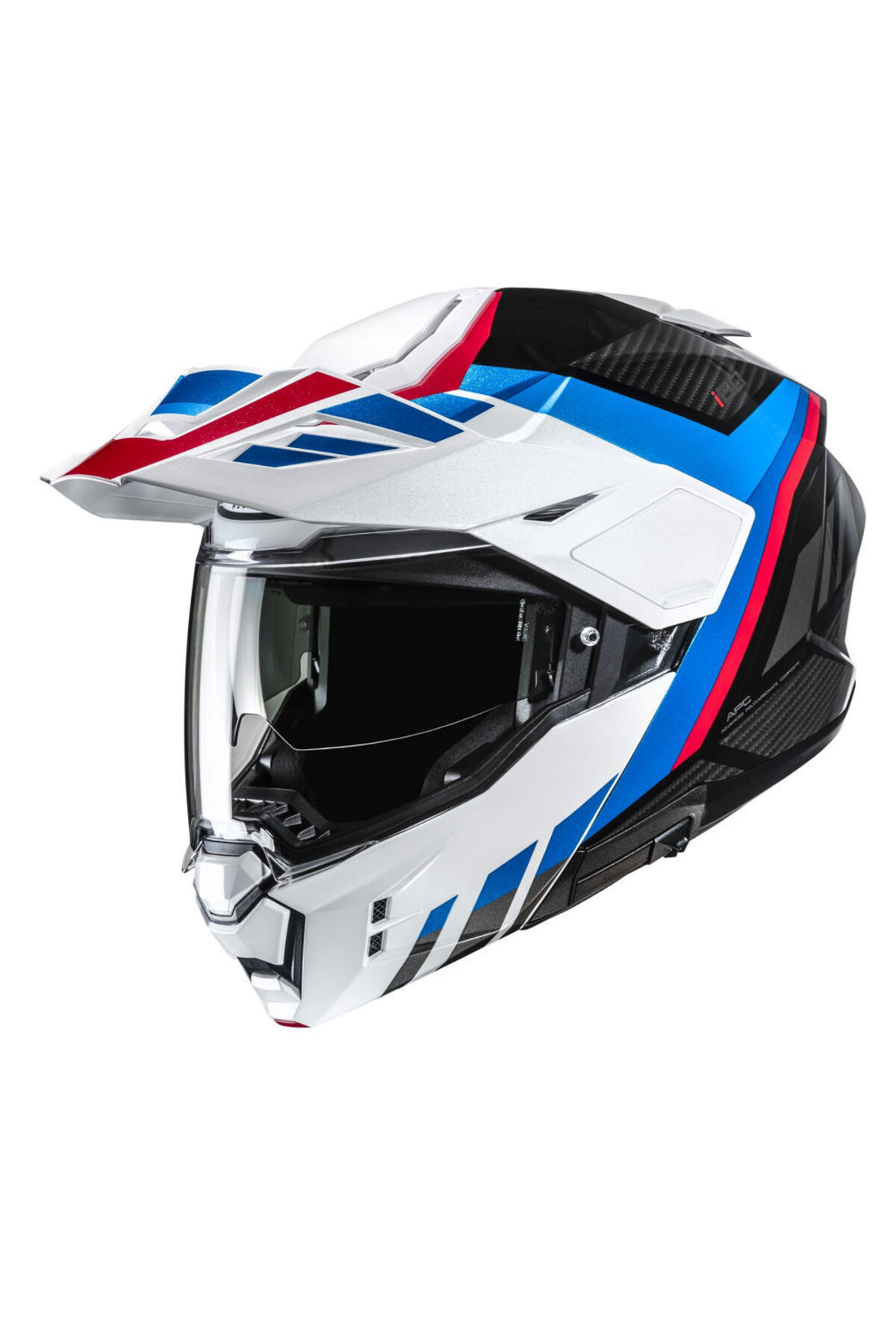 HJC İ80 Imes MC21 Çene Açılır Motosiklet Kaskı Mavi Beyaz Kırmızı
