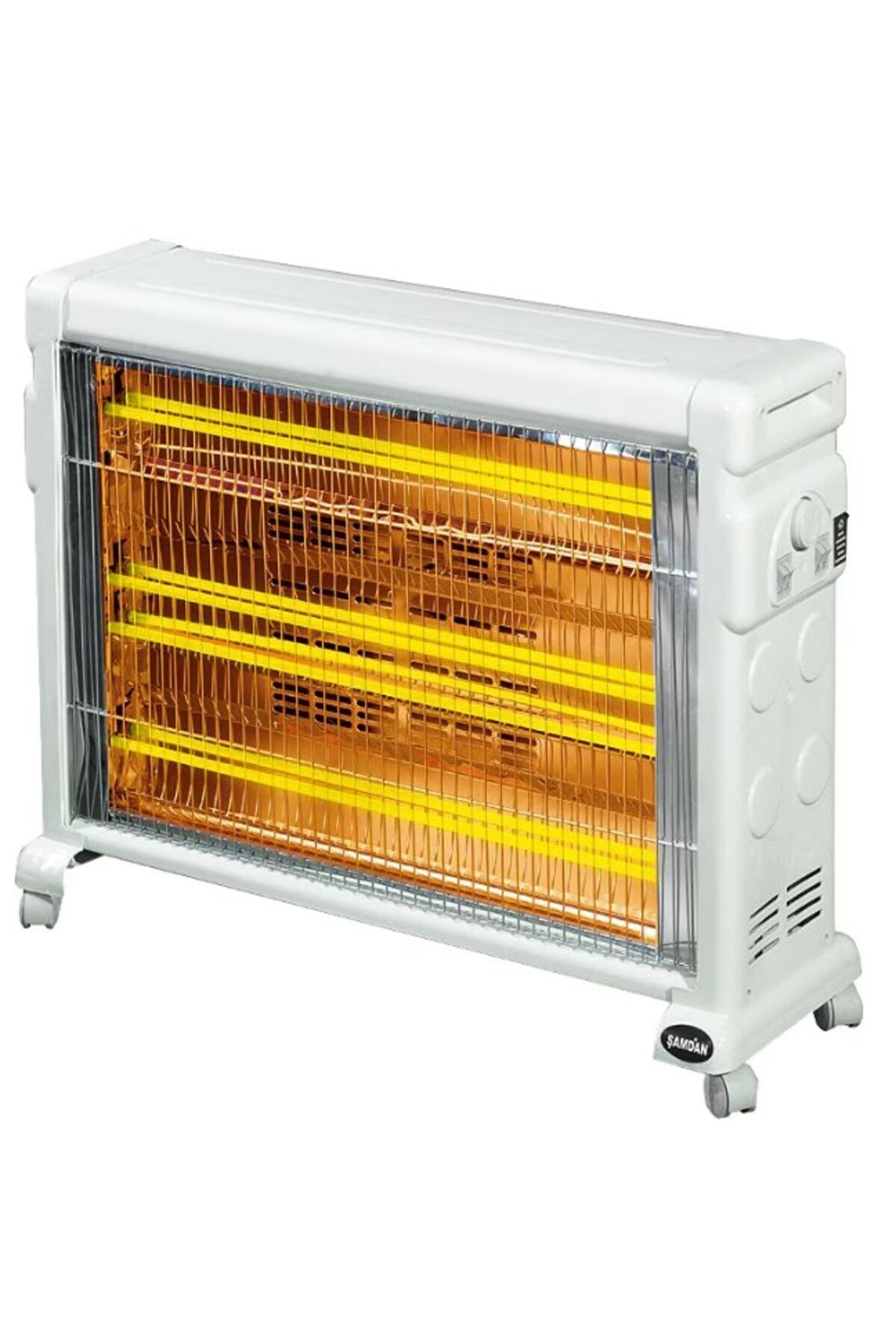 Şamdan 3000 W Buharlı ve Fanlı Quartz Isıtıcı