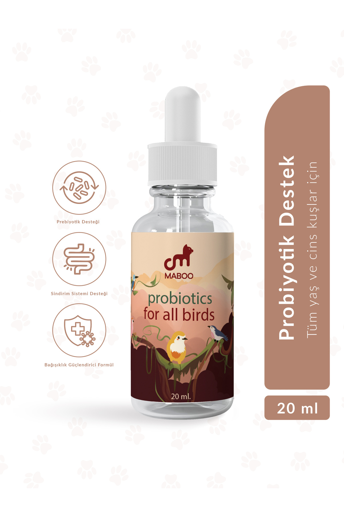 Maboo Sıvı Probiyotik – Hayvan Sağlığı, Sindirim ve Bağışıklık Desteği