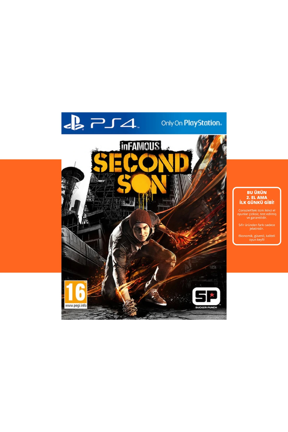 Sony [2.EL] inFamous Second Son - Ps4 Oyun