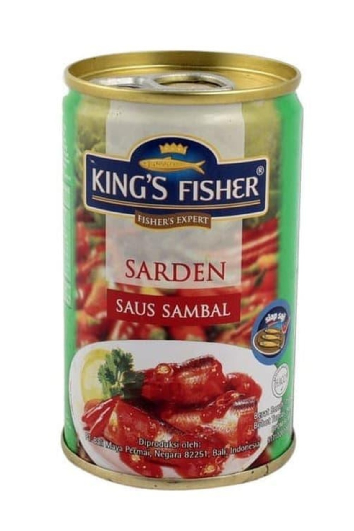 King's Fisher sarden- sardines saus sambal 80 gr