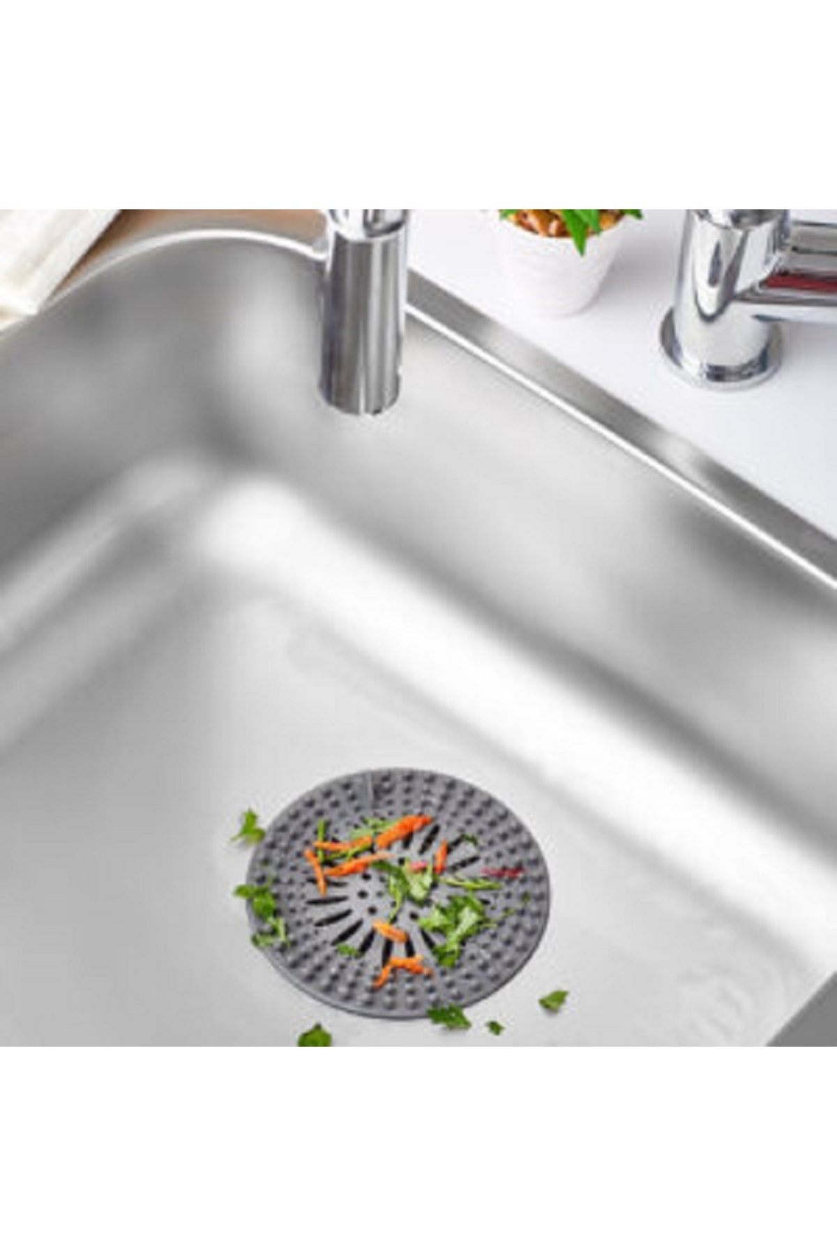 Gereklibunlar Mutfak Lavobo ve Banyo Süzgeci ve Gider Kapatma Silikonu