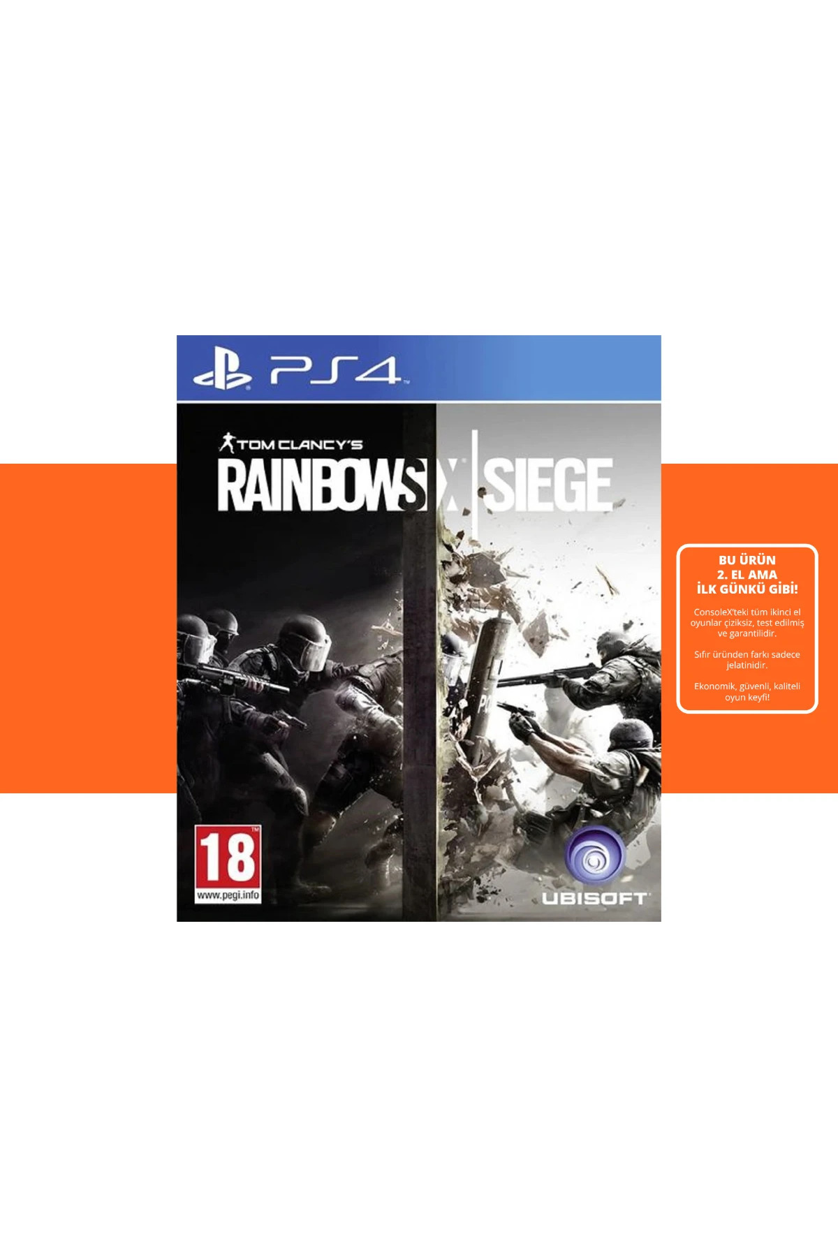 Sony [2.EL] Tom Clancy’s Rainbow Six Siege - Ps4 Oyun
