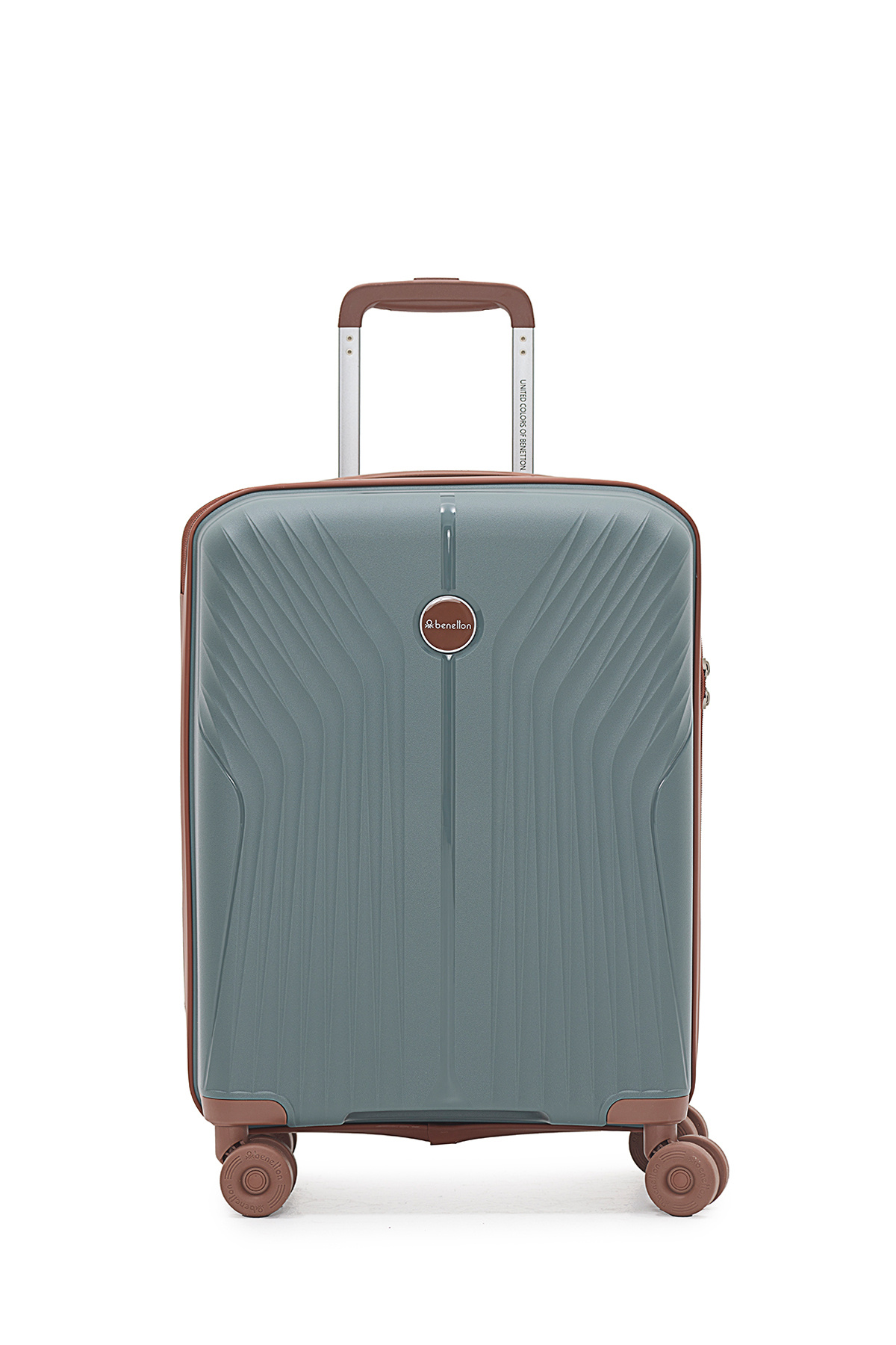 یونایتد کالرز آو بنتون چمدان نشکن پلی‌پروپیلن سایز کوچک بنتون مدل ۸۰۱۵ با چرخ‌های آنتراسیت