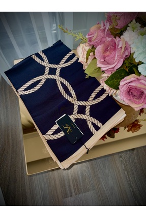 19V69 ITALIA Zincir Desen Modal Şal