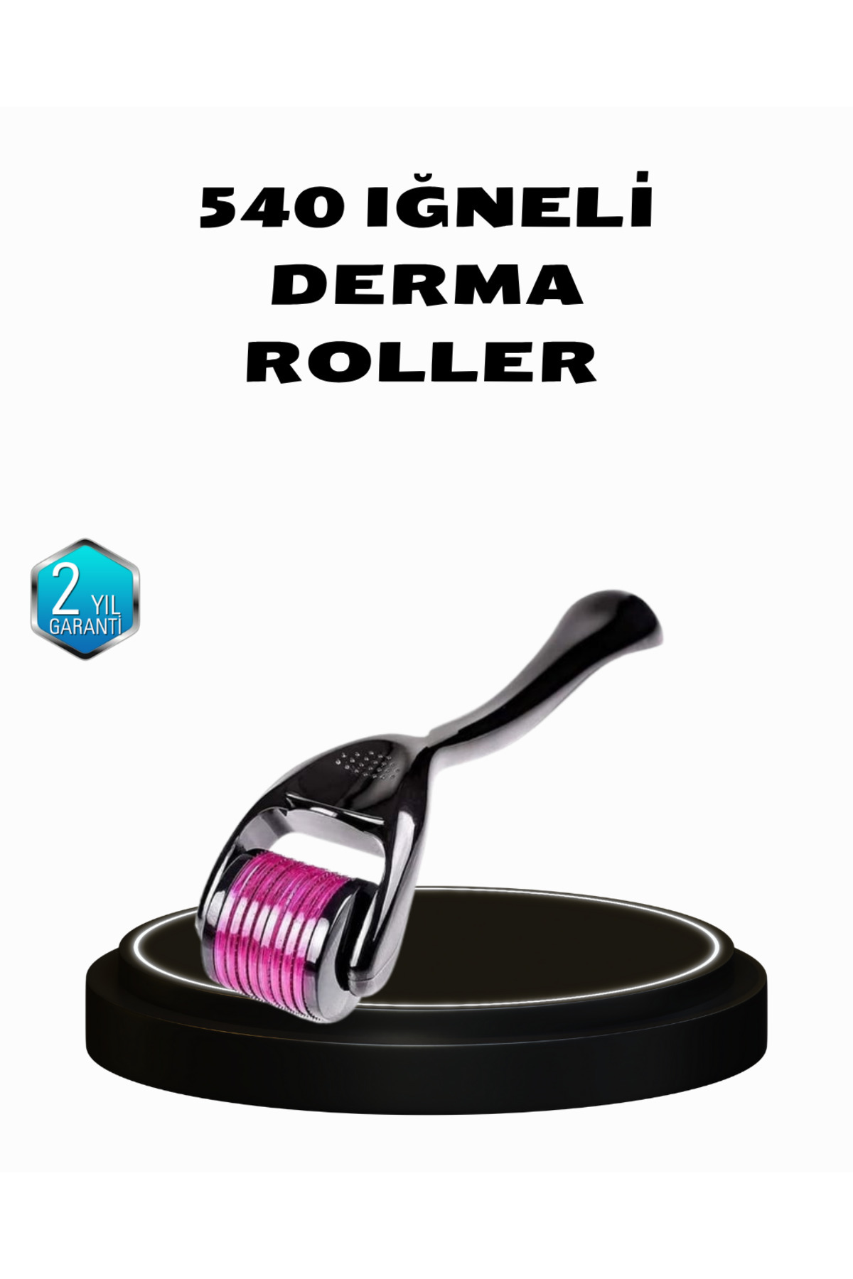BURCU MODA Derma Roller Titanyum İğneli Cilt Yenileyici - Akne, Kırışıklık ve Leke Karşıtı