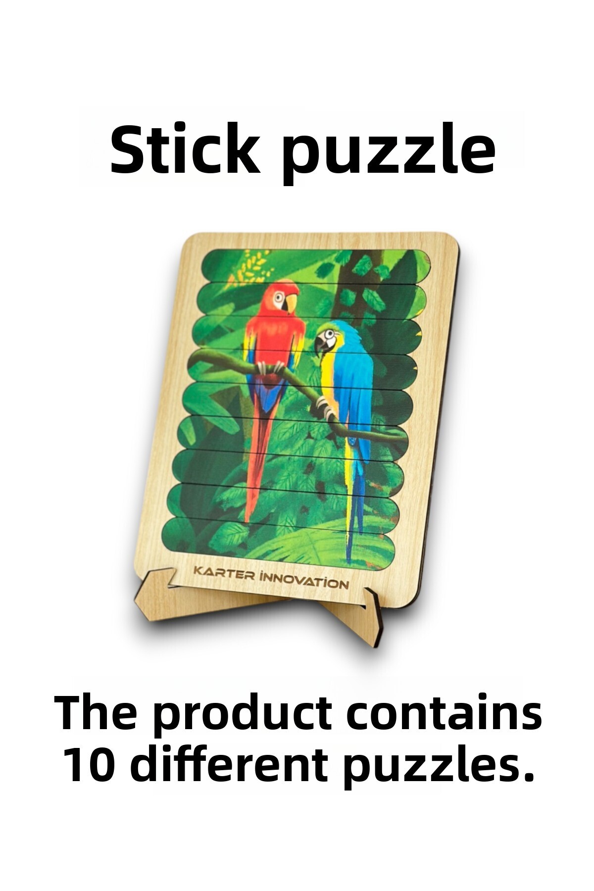 پازل کبوک، پازل ۱۰ تکه، پازل حیوانات، پازل مونتهسوری، پازل حیوانات، پازل ۱۰ تکه