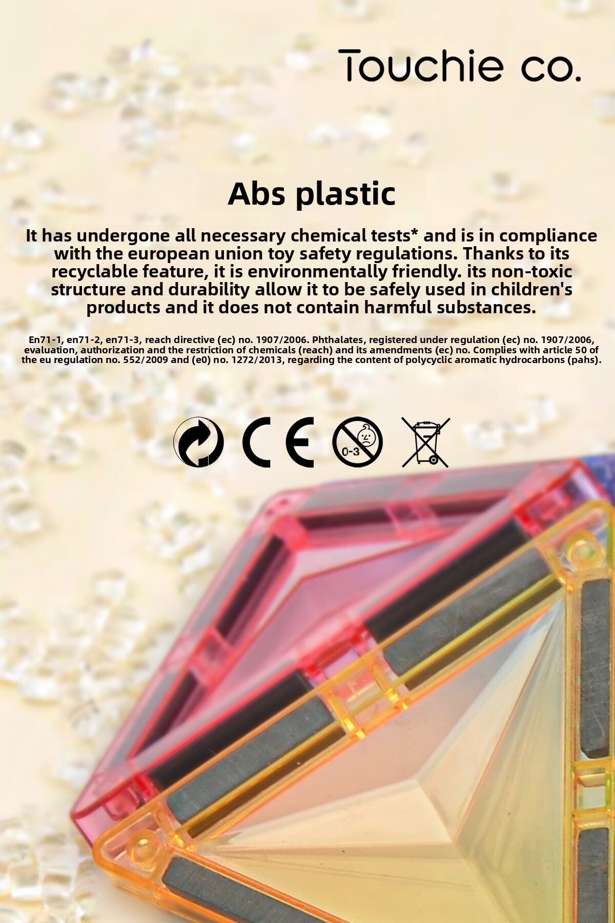 . ست بلوکهای ساختنی مغناطیسی ۱۰۲ تکه با آهنربا