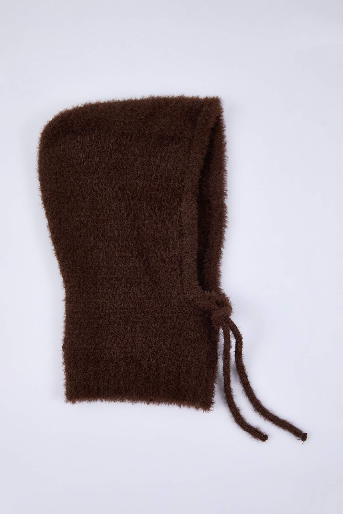 Trendyol Collection Weich strukturierte, braune, mit Schnürung umwickelte Kop...