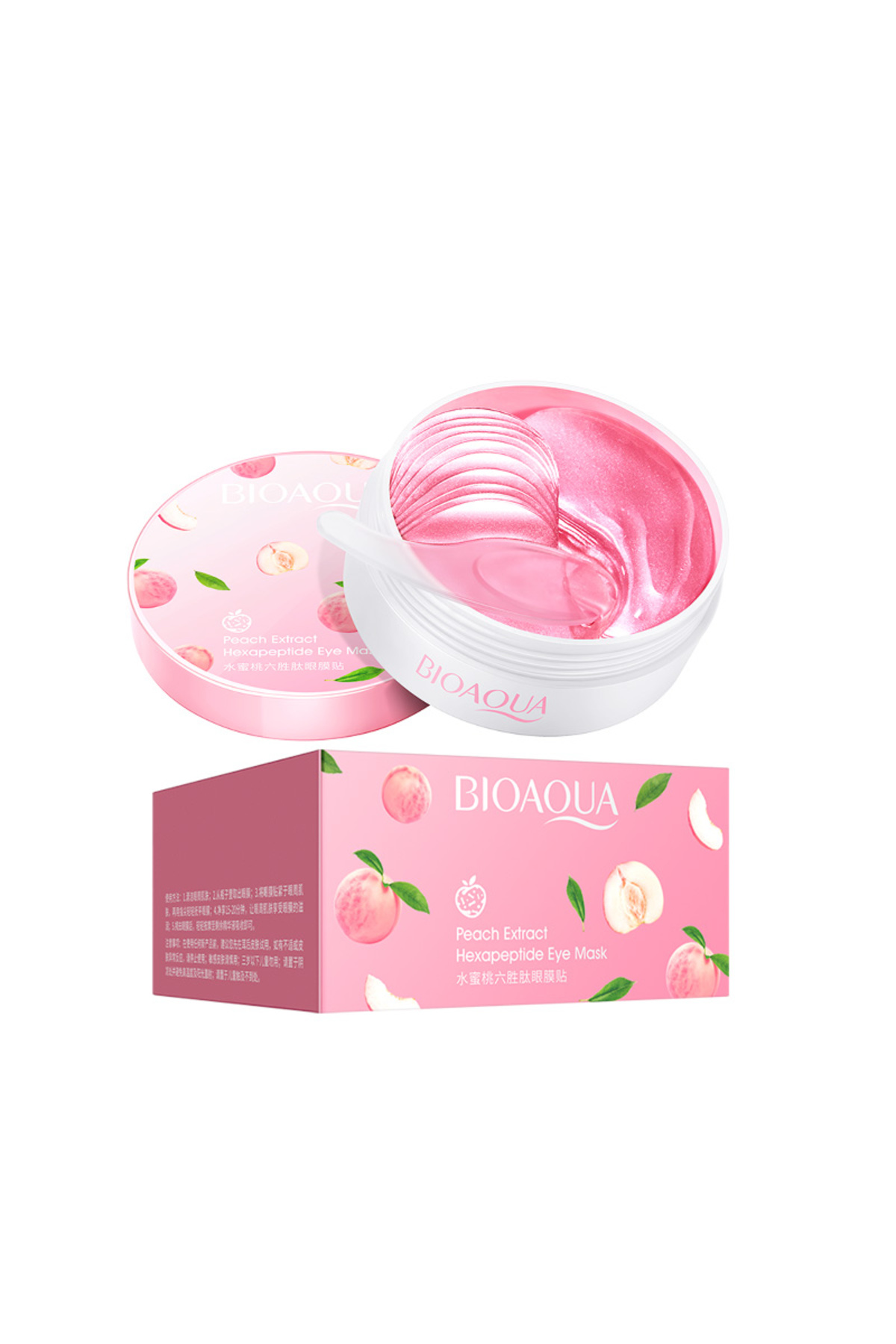 Şeftali Ve Hexapeptide Kırışık Karşıtı Kolajen Göz Maskeleri 80 Gr-60 Adet — MIN302 — تصویر 2 از 8