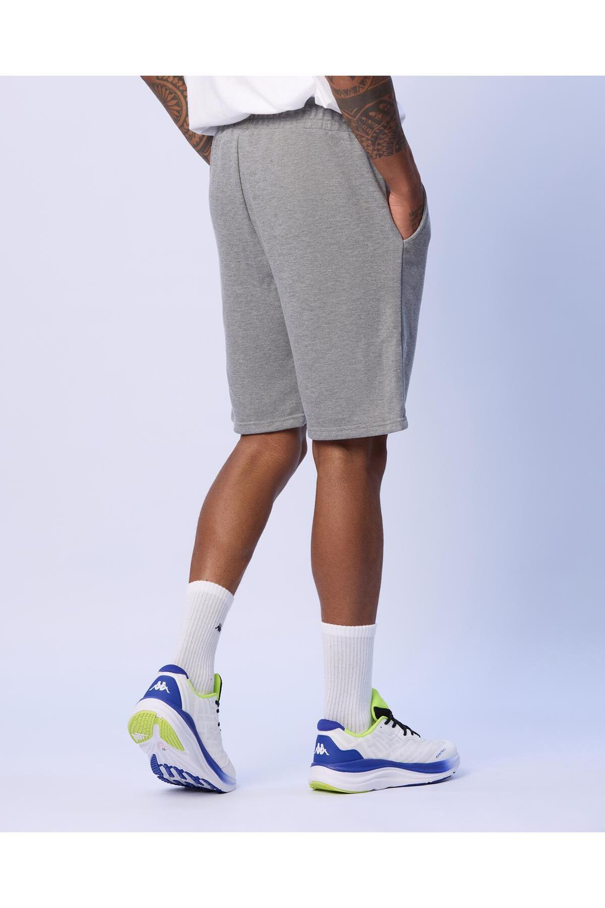 Kappa  Gianni Short Erkek Gri Comfort Şort - Görsel 3