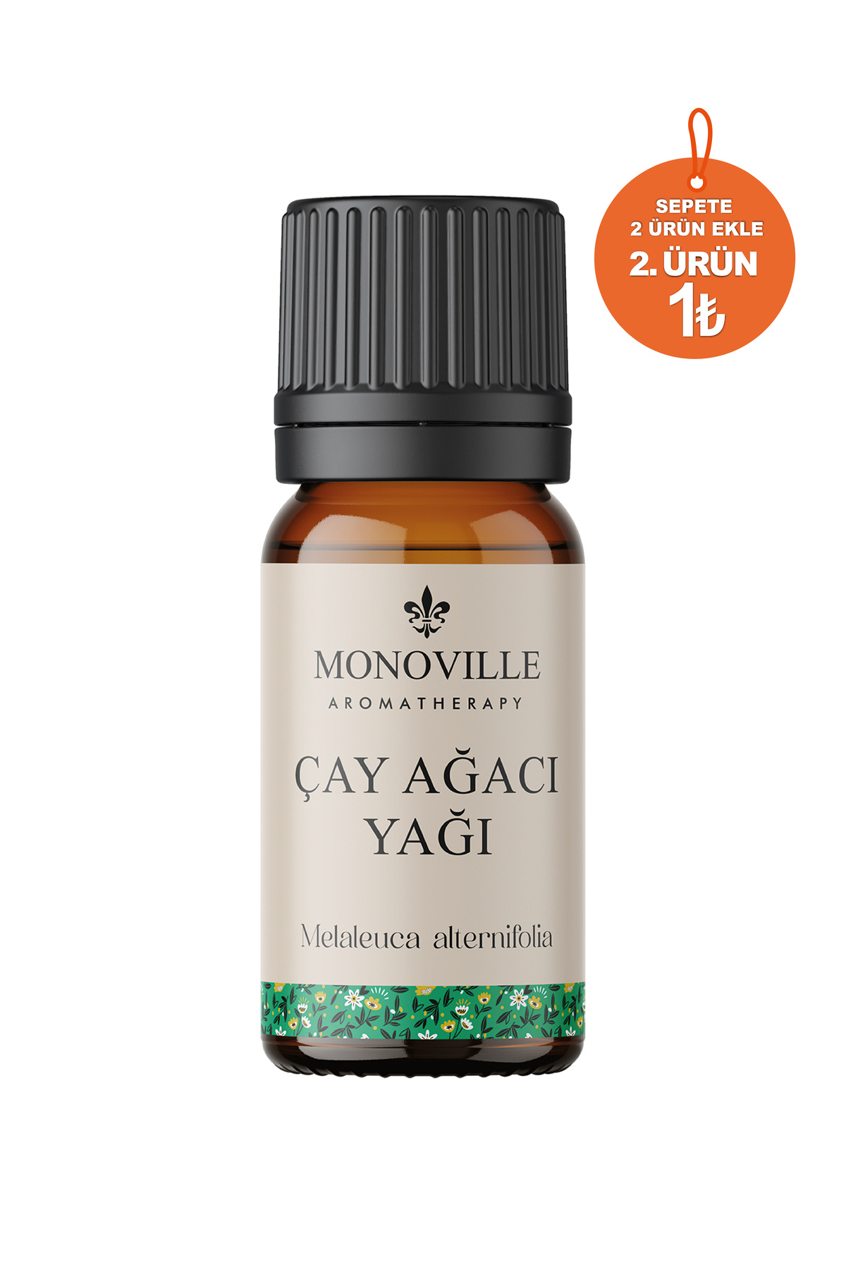 Monoville Çay Ağacı Uçucu Yağı 10 ml %100 Saf ve Doğal (Tea Tree Essential Oil)