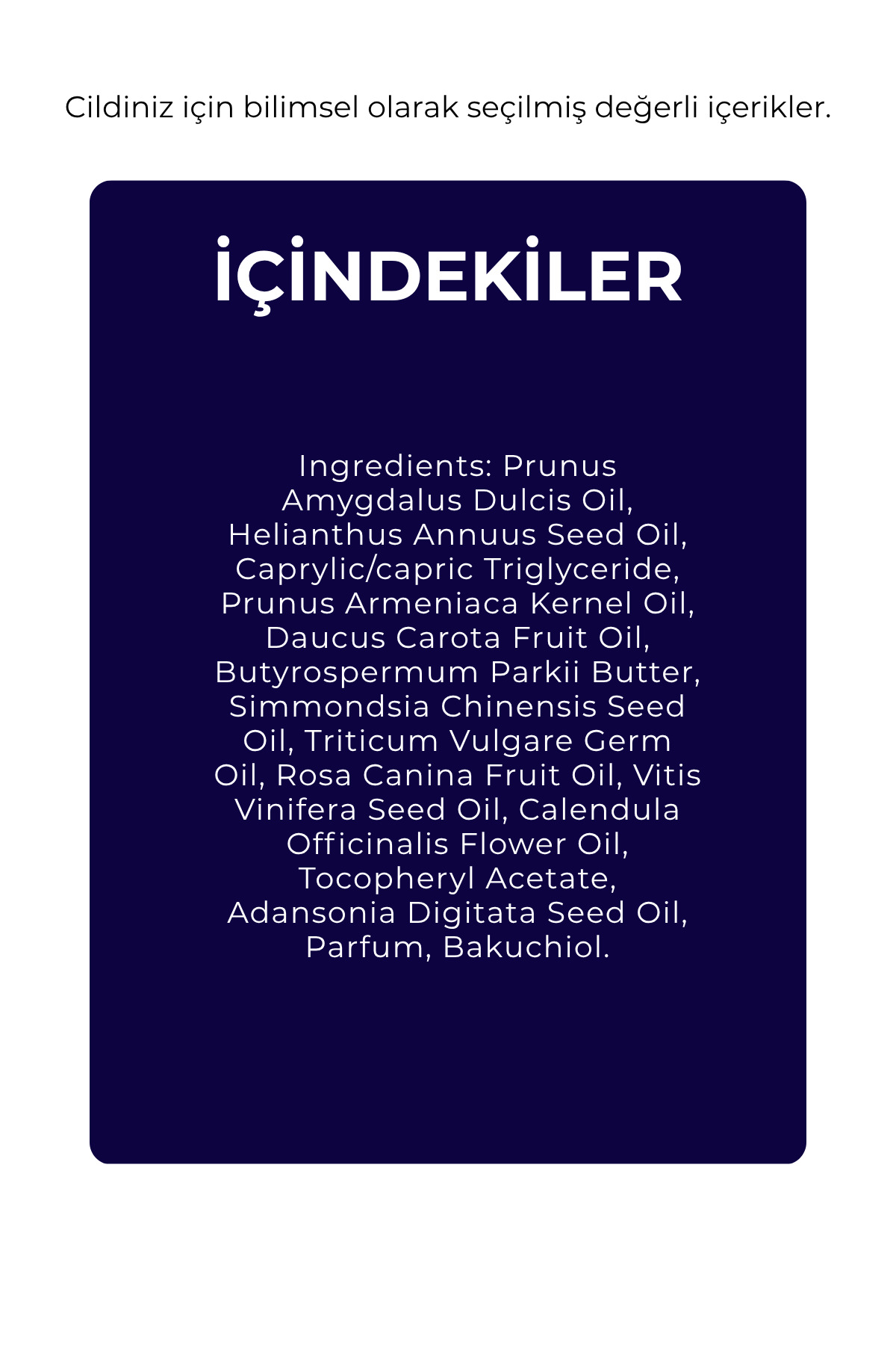 Çatlak & Leke Karşıtı Nemlendirici Bakuchiol Cilt Bakım Yağı (Shea-Bakuchiol-Almond-Baobab) — 8684378716361 — تصویر 8 از 8