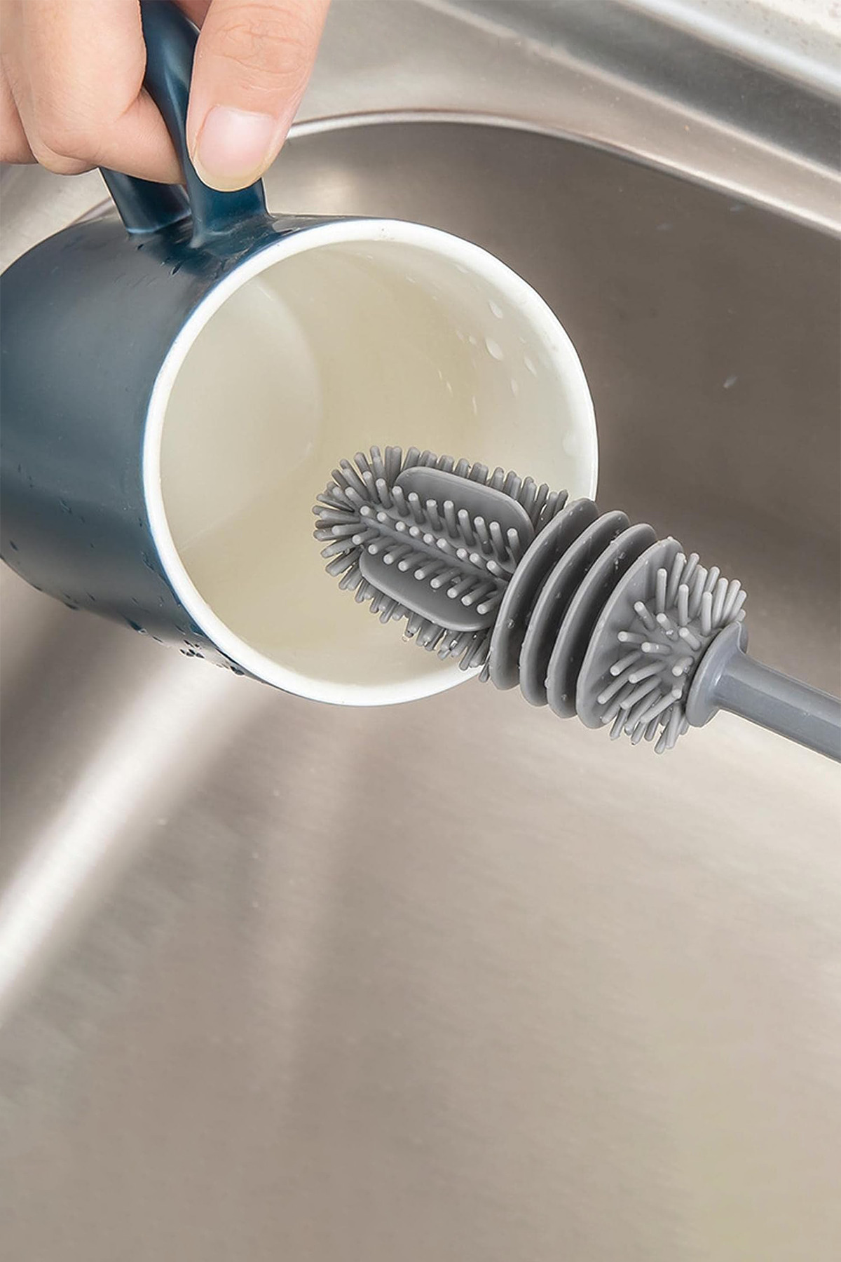 Beatitude Biberon Temizleme Fırçası Bardak Tabak Cam Şişe Yıkama Fırçası Termos Kavanoz Fırçası fotoğrafı 7 (önizleme)