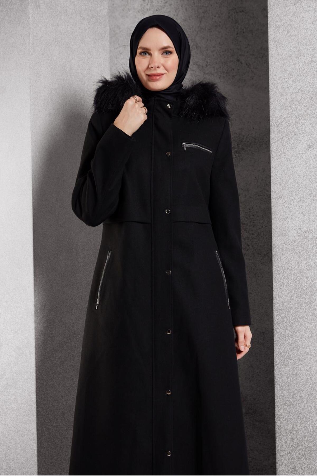 آلوینا کت کلاه‌دار مدل ۹۰۵۴۴