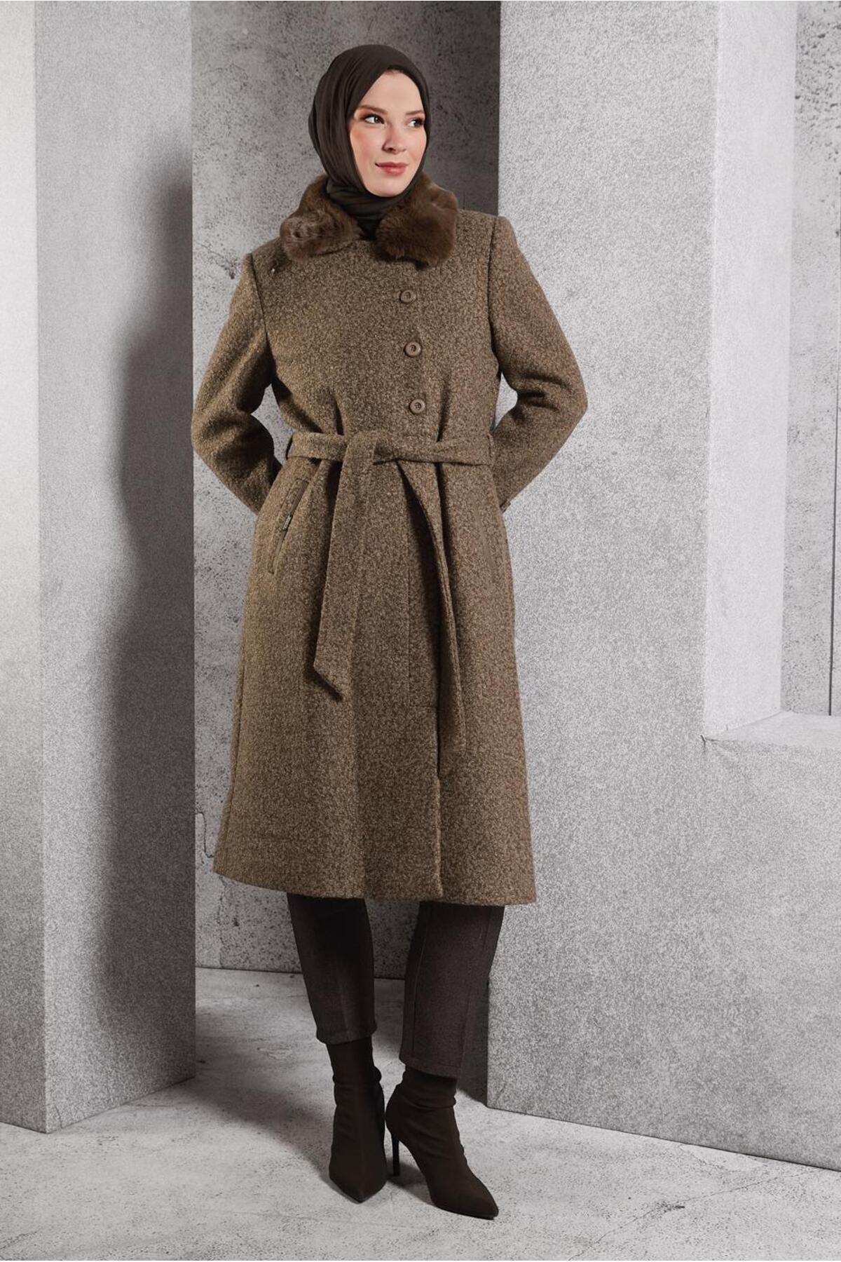 آلوینا کت کمربنددار ۹۰۵۳۶ آلوینا کت کمربنددار ۹۰۵۳۶