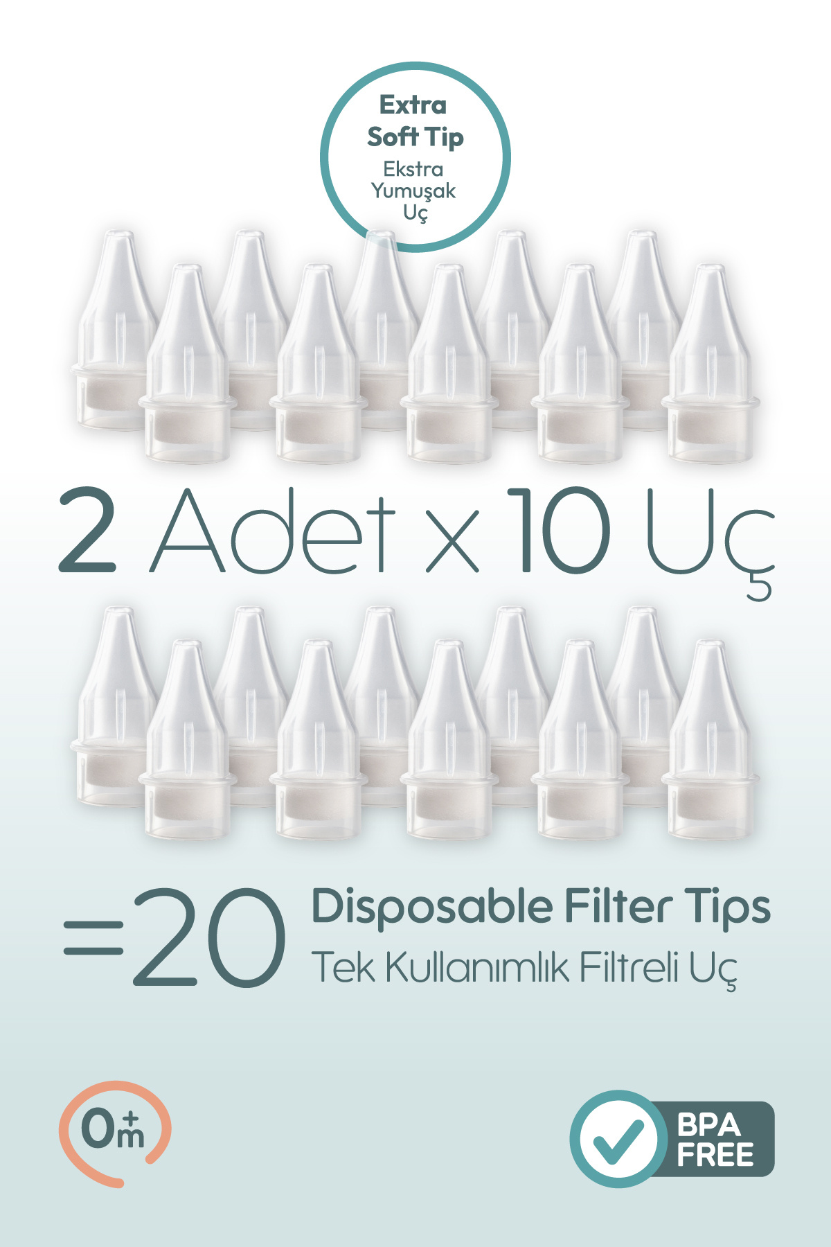 Bemy Baby Burun Aspiratörü Yedek Filtre 20'li