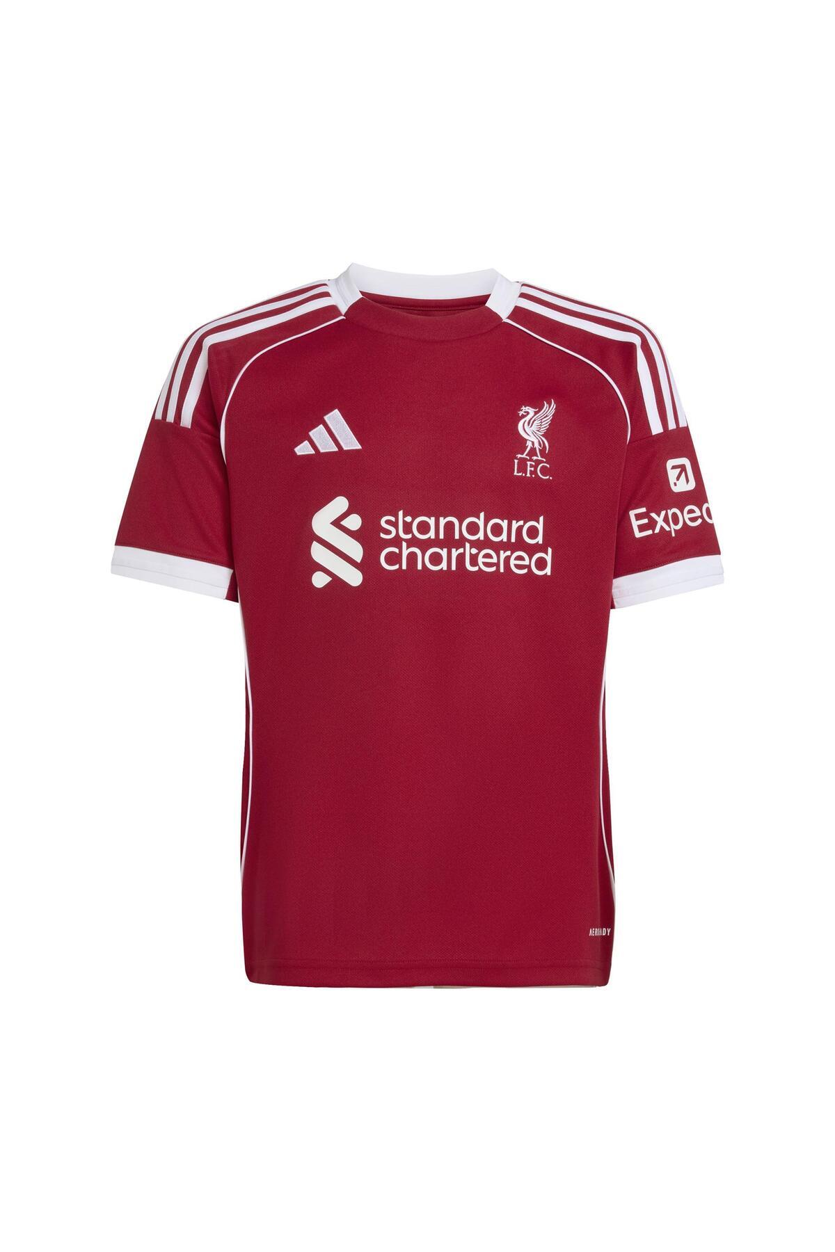 adidas JV6436-C Lfc Liverpool Fc 25-26 İ&amp;ccedil; Saha &amp;Ccedil;ocuk Forma Bordo