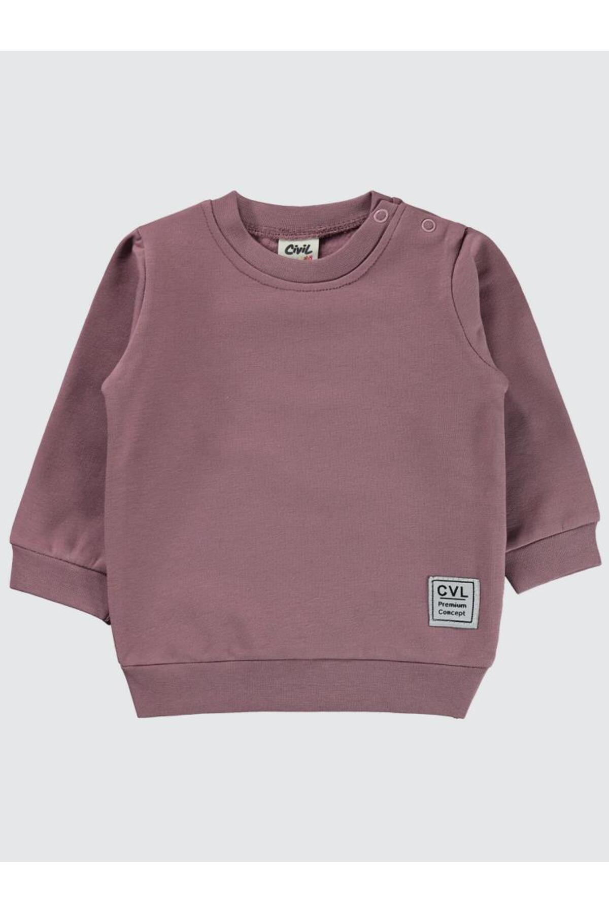 سیویل بیبی سویشرت ساده ساده ۶-۱۸ ماه - یاسی ۶-۹ ماه سیویل بیبی سویشرت ساده ساده ۶-۱۸ ماه - یاسی ۶-۹ ماه