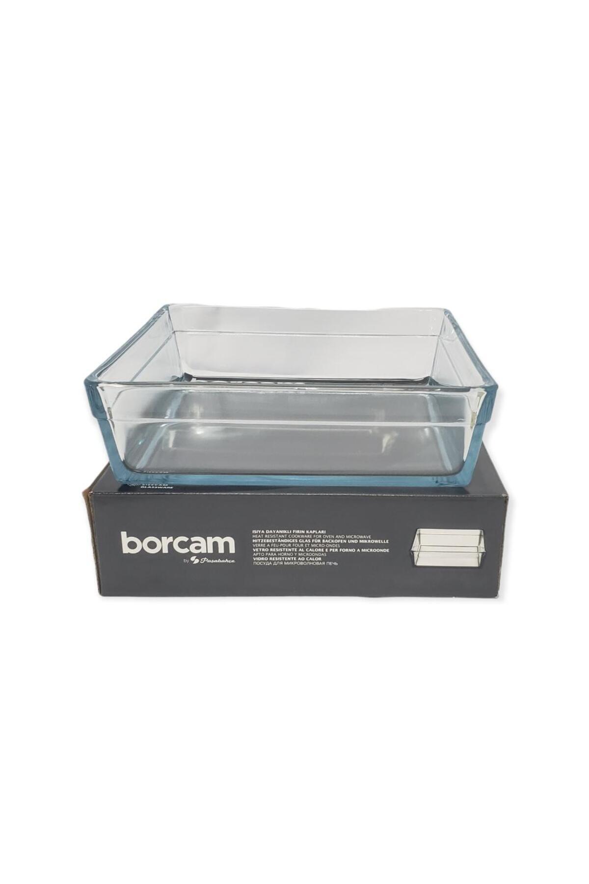 Paşabahçe Borcam Premium Kare Tepsi 2400cc 59304 Orjin. Kutuludur