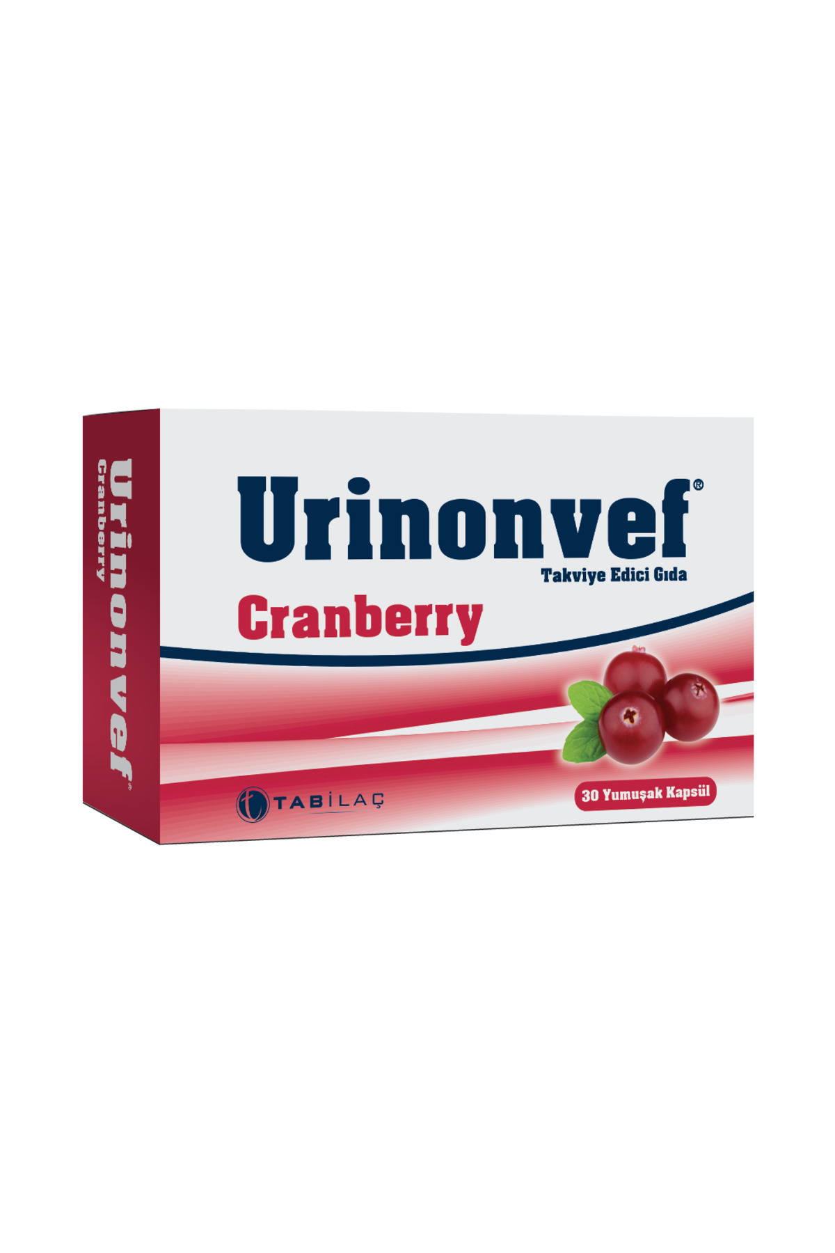 Urinonvef Cranberry 30 Yumuşak Kapsül - (SKT: 01/2028)