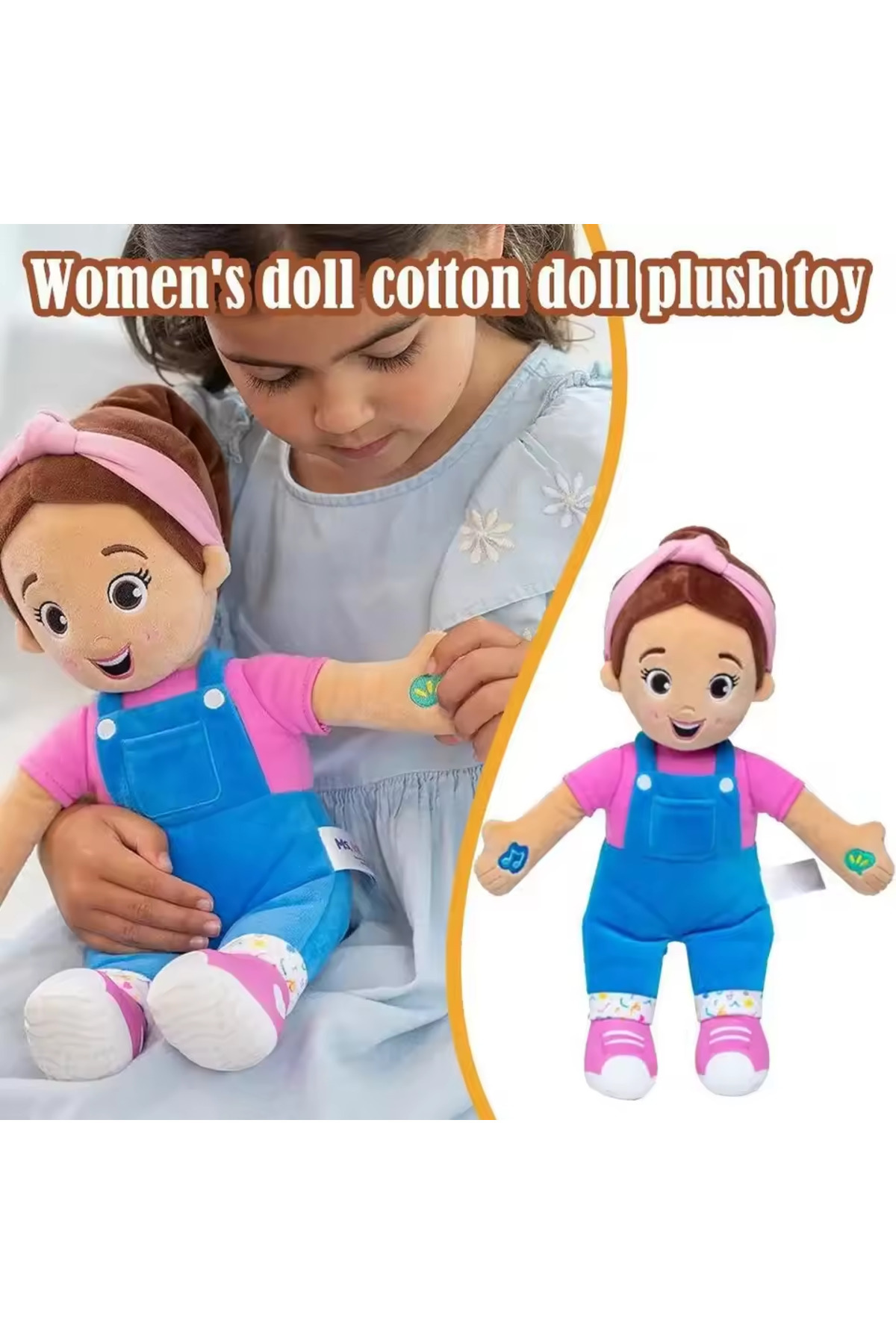 Choice 30cm with Music 30cm Ms Rachel Plush Doll Ms Rachel Speak&Sing Plushes Interactive Toy Soft Stuffed