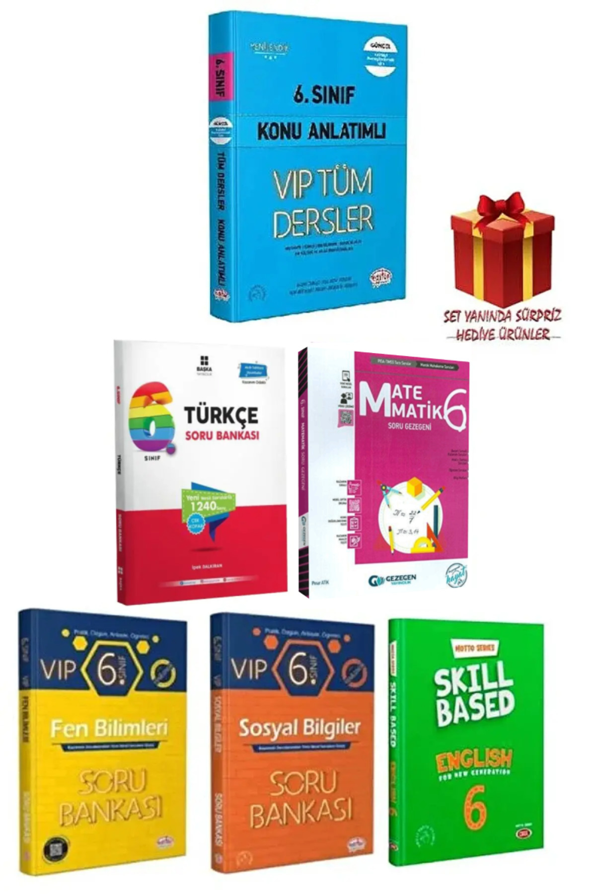 Editör Yayınevi 6. Sınıf Soru Bankası Seti + Hediye
