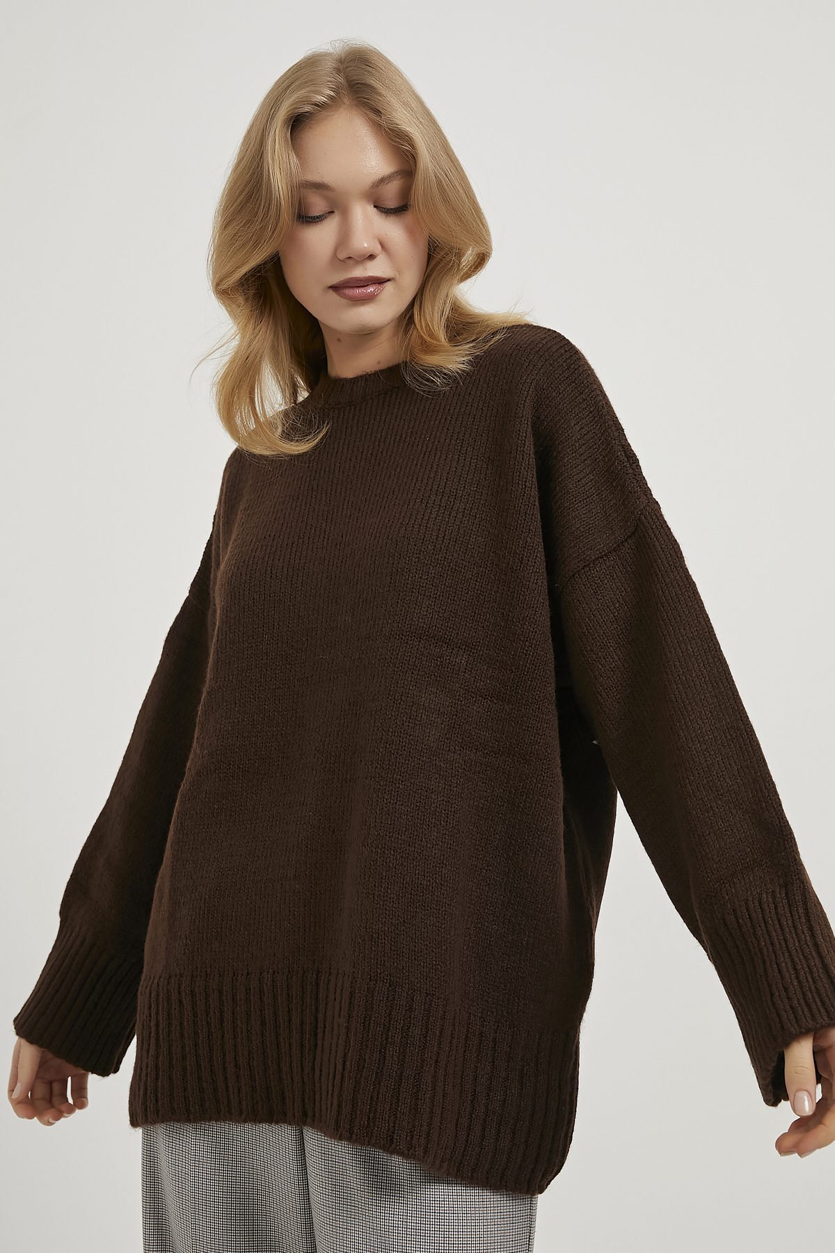 ARMALIFE 4700 BİS COLLAR OVERSIZED WOMEN 'S SWEATER