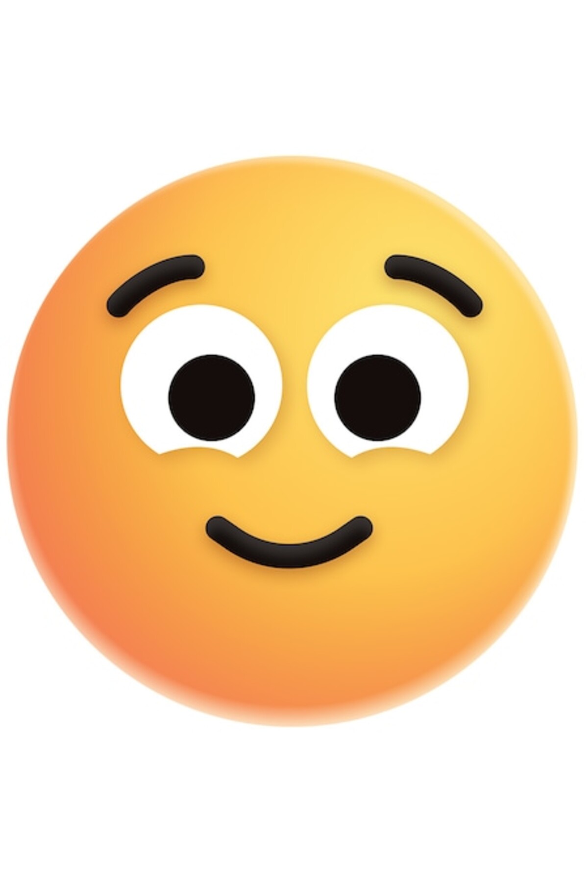 OEM Sticker with Emoticon/Emoji Smile, White Borders, PVC Vinyl 10