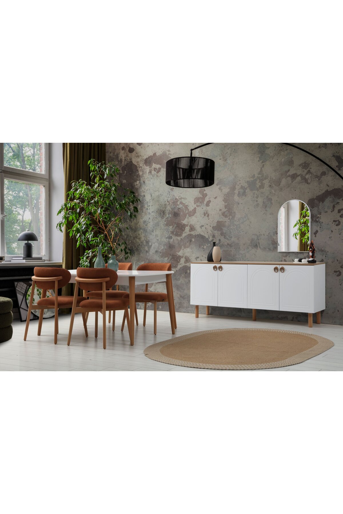 Minar Lotus Bohem Tarz Yemek Odası Takımı - Artisan - Fiyatı, Yorumları
