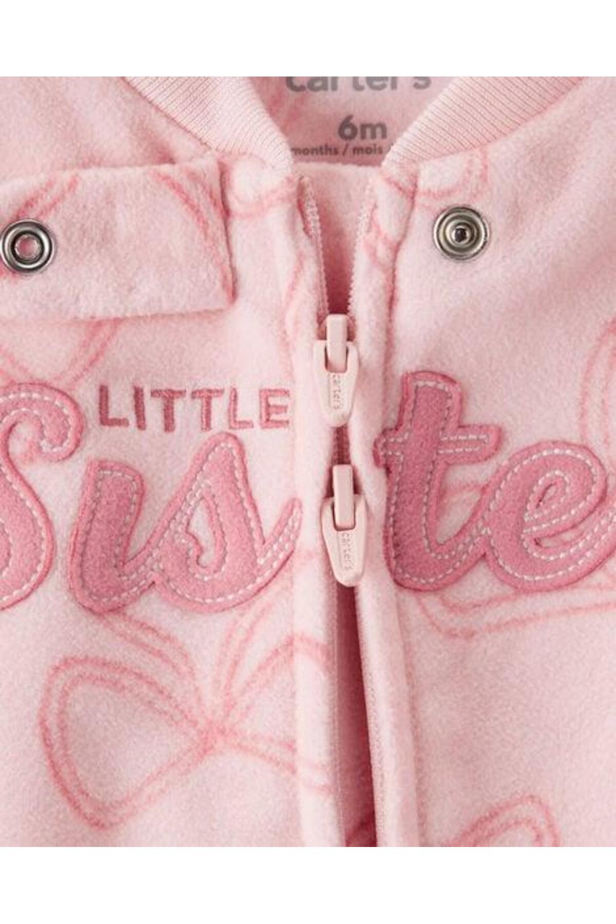 Carter's Kız Bebek Polar Tulum CTR-1T610510 fotoğrafı 3 (önizleme)