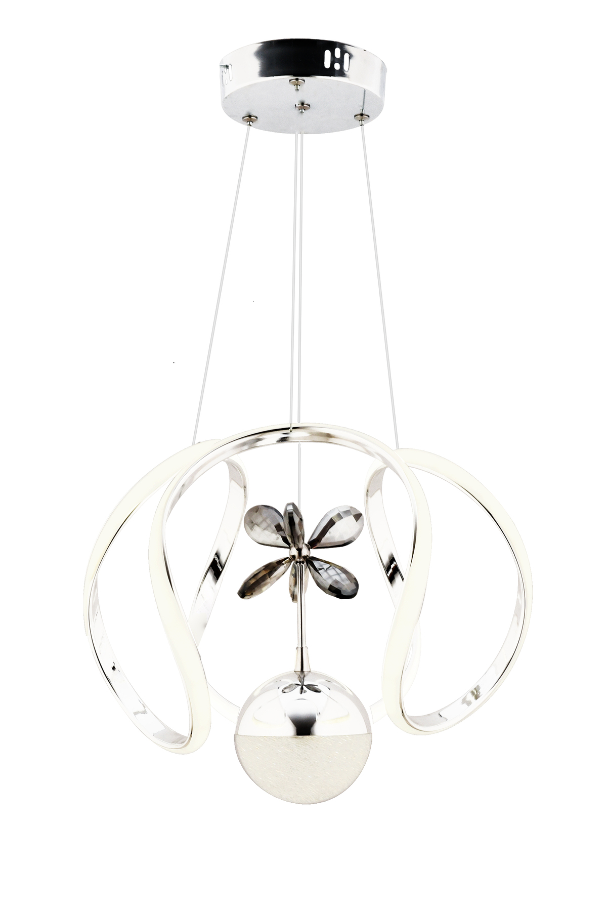 Capella Aydınlatma Modern Lina Krom Power Ledli 3 Renk Işıklı