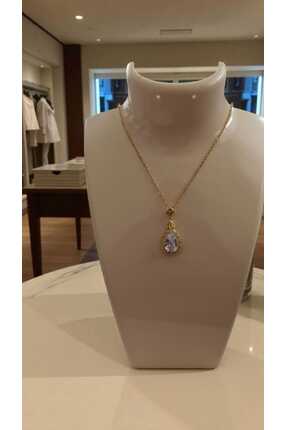 Butik Çelik Taşlı Kolye