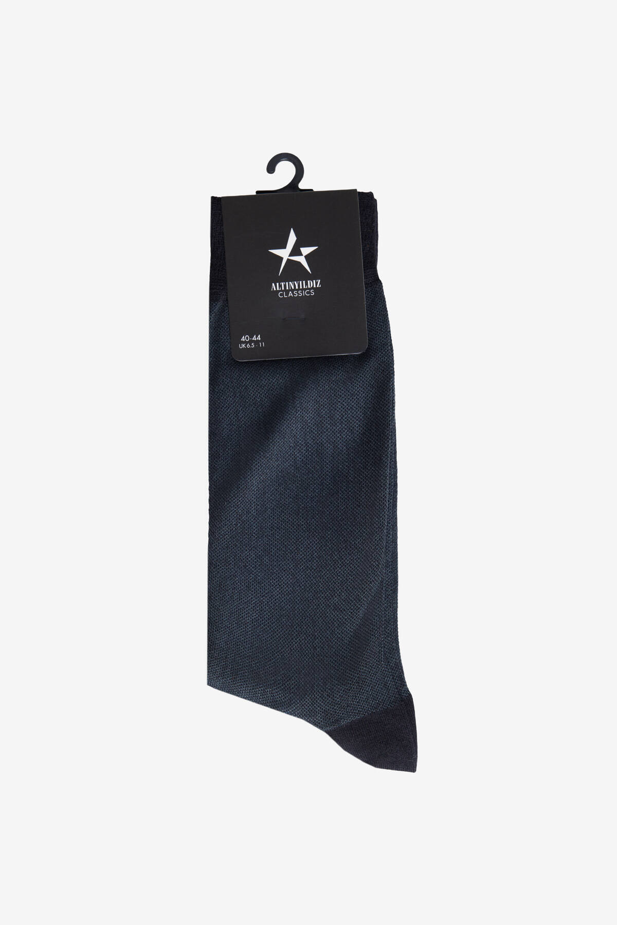 آلتین ییدلیز کلاسیکس جوراب‌های تکی انعطاف‌پذیر بافت نرم طرح‌دار مشکی مردانه