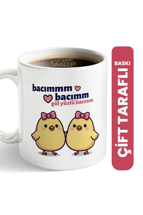 Cup Mup Gül Yüzlü Bacım Civciv | Arkadaş Hediye