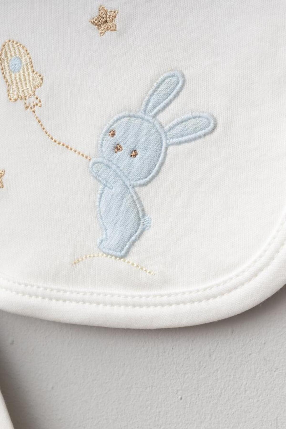 Bebitof Sarılan Ayıcık Desenli 10 Parça Kutulu Yenidoğan Hastane Çıkışı Zıbın Seti fotoğrafı 4 (önizleme)