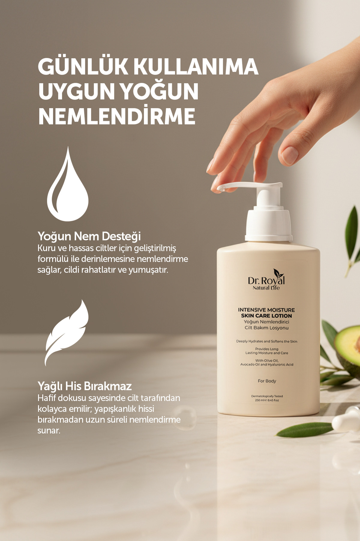 Yoğun Nemlendirici Cilt Bakım Losyonu 250 ml — cbl550033 — تصویر 2 از 6