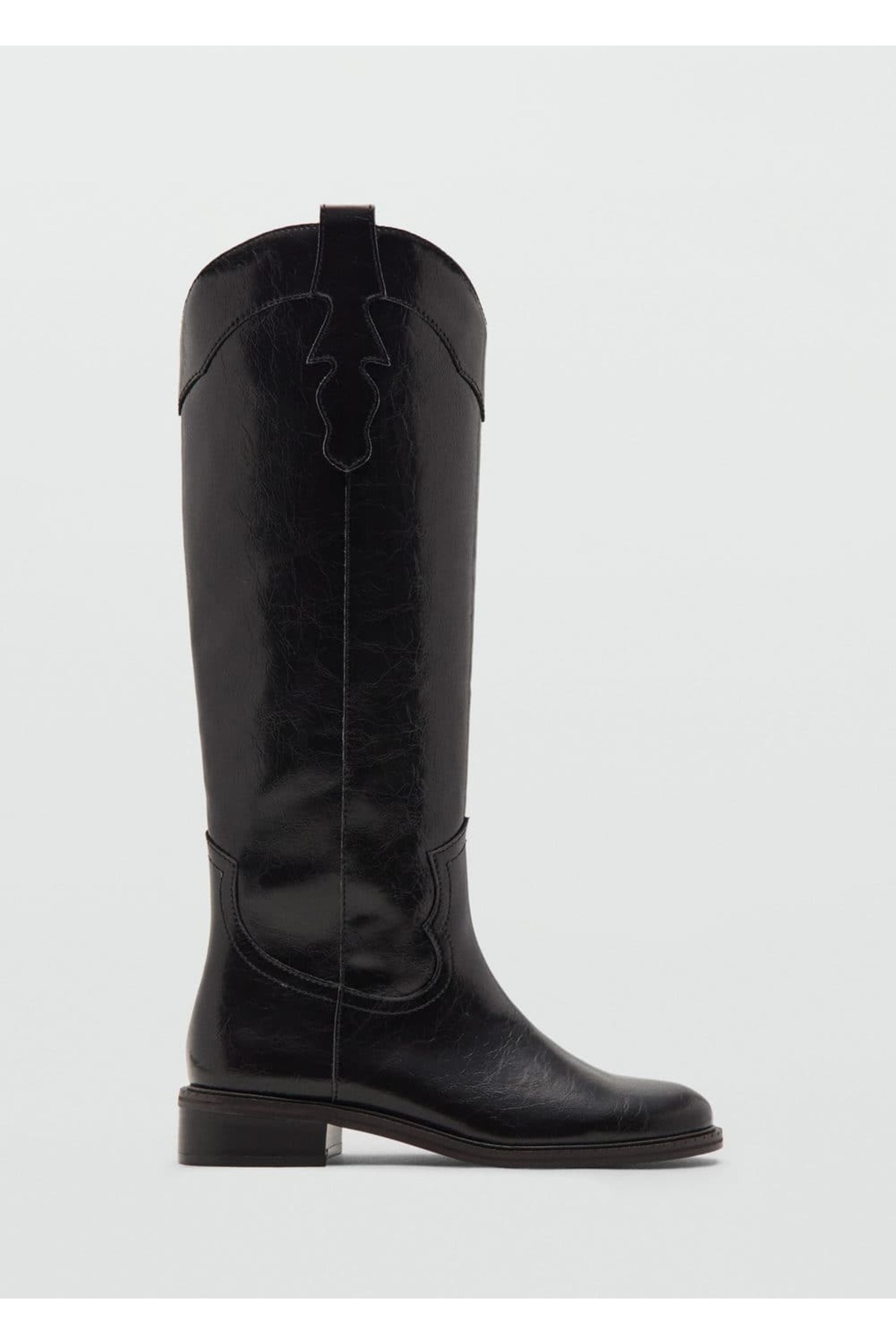 بوت پاشنه پهن MANGO Teen