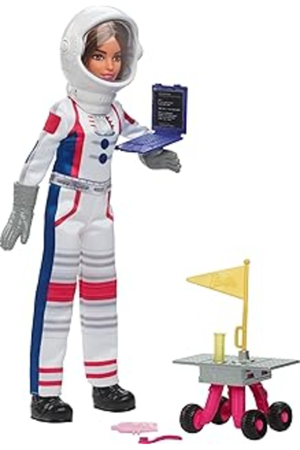 Roses Store Barbie Deluxe Kariyer Bebek - Astronot Barbie Deluxe Kariyer Bebek - Astronot, Tekerlekli Keşif Arac