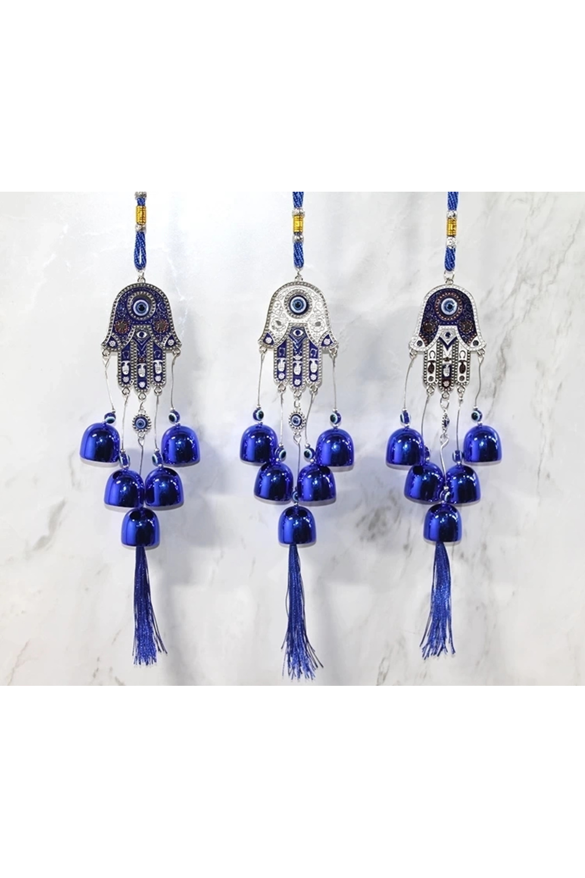 Glowify Store BUĞZ Metal Nazar Boncuğu Çan Alk3509