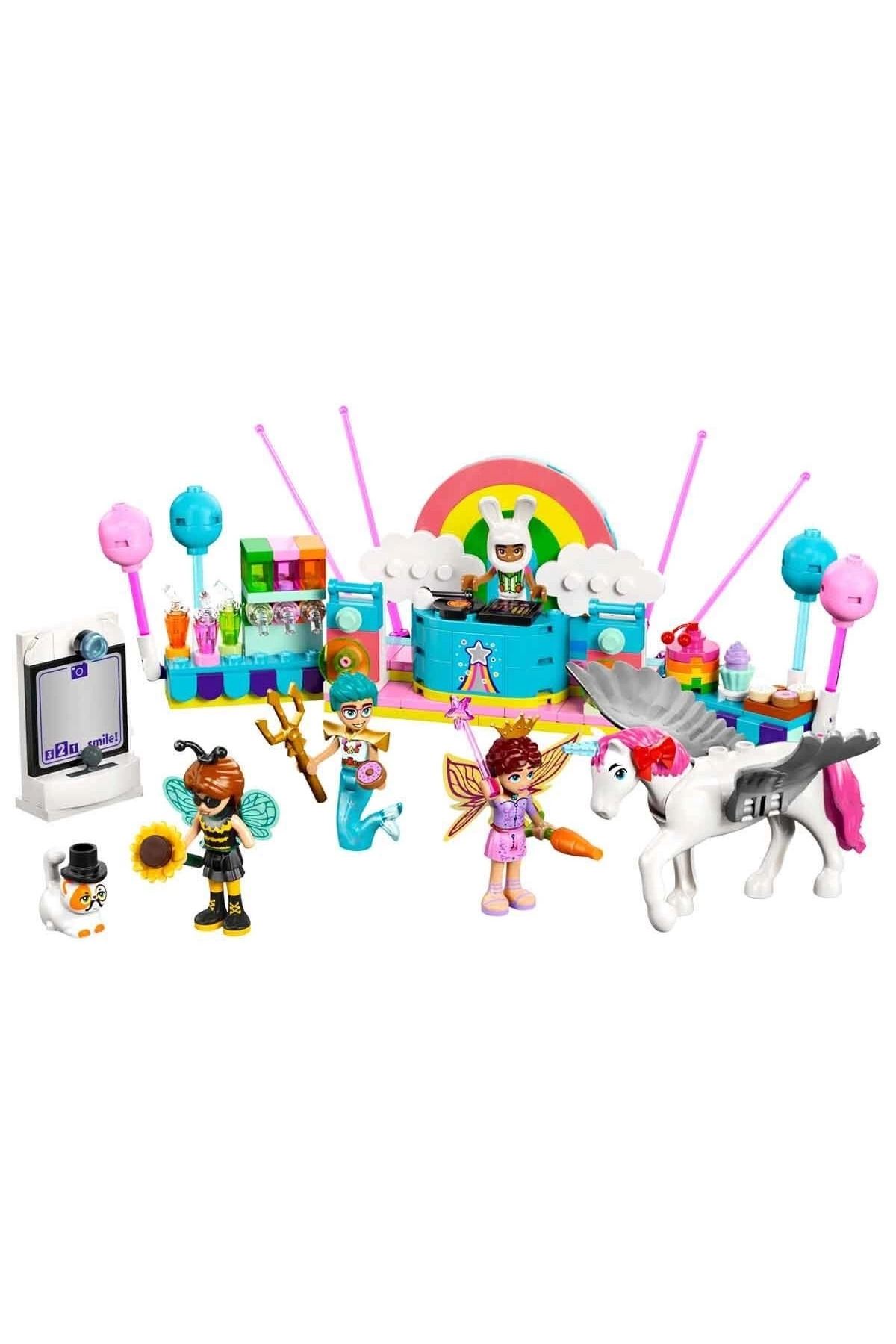 Glowify Store BUĞZ LEGO Friends Tek Boynuzlu At ve Peri ile Kostüm Partisi 42661
